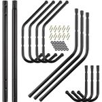 Casa si Gradina - Mobilier - Organizare si depozitare - Cuiere - Cuier pentru haine, tip pom, 3 nivele, 12 agatatori, metal, 170 cm, negru - Infinity.ro