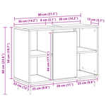 Casa si Gradina - Mobilier - Mobilier baie - Comode baie - Unitate closet Stejar Handmade MDF Standard Closet - Infinity.ro