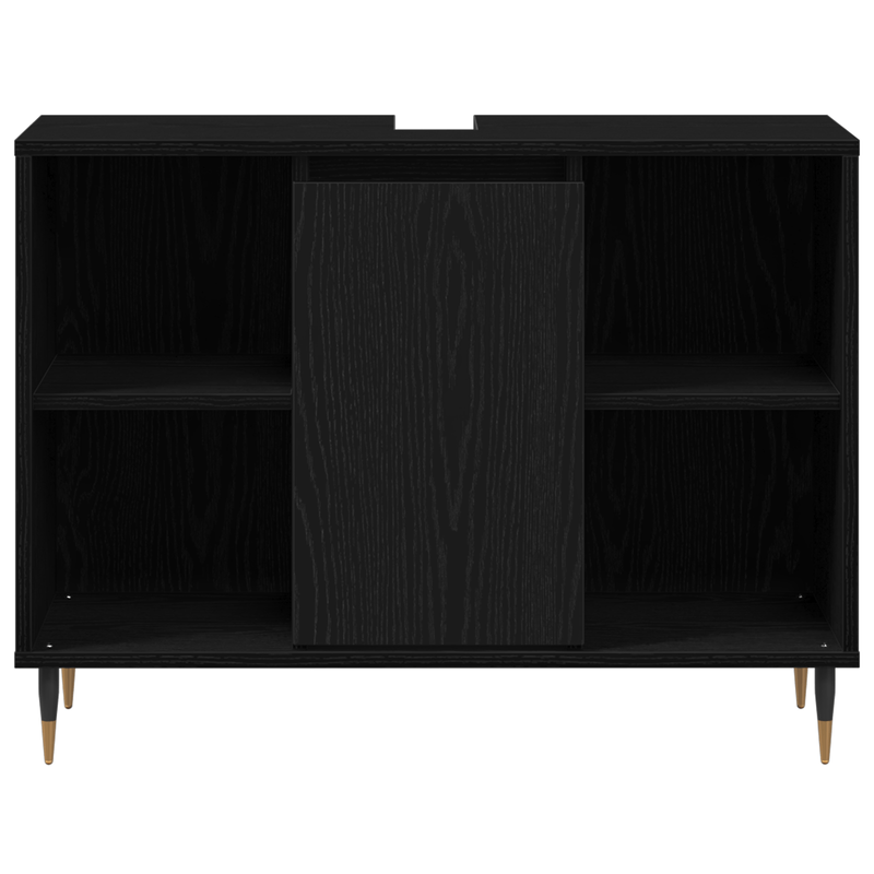 Casa si Gradina - Mobilier - Mobilier baie - Comode baie - Unitate de vanitate Stejar negru Lemn prelucrat Mediu - Infinity.ro