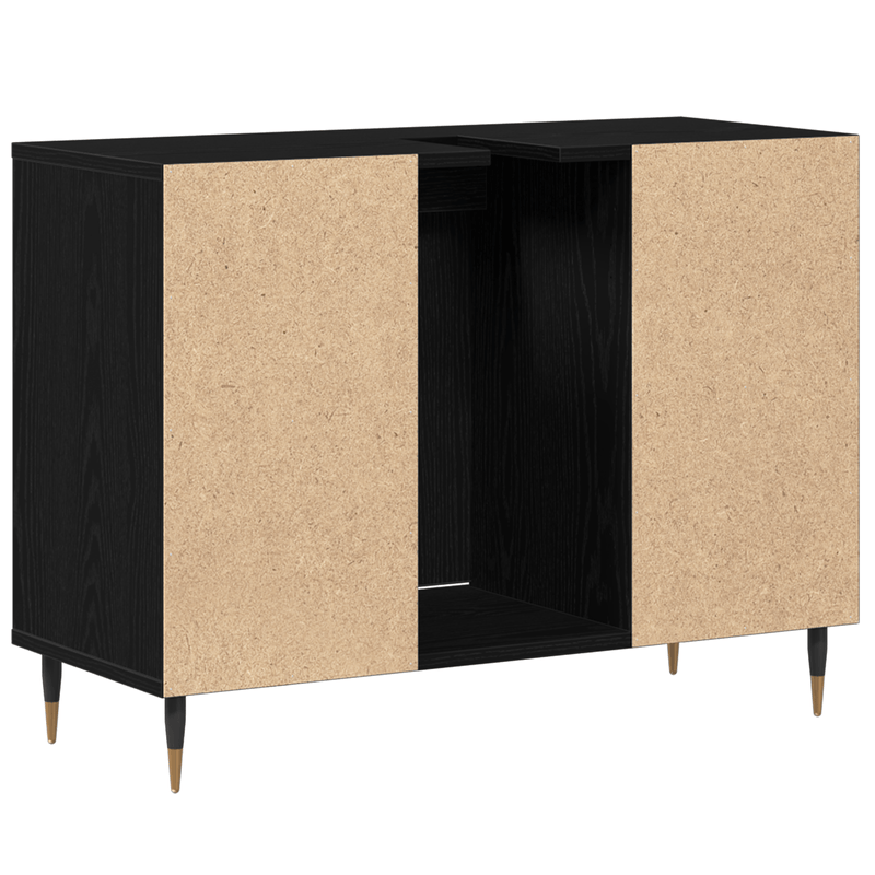 Casa si Gradina - Mobilier - Mobilier baie - Comode baie - Unitate de vanitate Stejar negru Lemn prelucrat Mediu - Infinity.ro