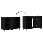 Casa si Gradina - Mobilier - Mobilier baie - Comode baie - Unitate de vanitate Stejar negru Lemn prelucrat Mediu - Infinity.ro