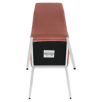 Casa si Gradina - Mobilier - Scaune si fotolii - Scaune - Scaun, tesatura de catifea roz / metal alb, Coleta Nova - Infinity.ro