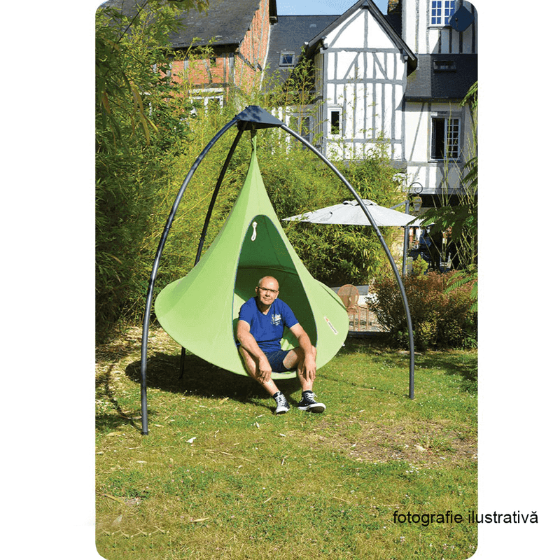 Casa si Gradina - Gradina si terasa - Balansoare si hamace - Balansoare - Suport pentru scaun suspendat, negru, HAKI - Infinity.ro