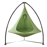 Casa si Gradina - Gradina si terasa - Balansoare si hamace - Balansoare - Suport pentru scaun suspendat, negru, HAKI - Infinity.ro