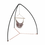 Casa si Gradina - Gradina si terasa - Balansoare si hamace - Balansoare - Suport pentru scaun suspendat, negru, HAKI - Infinity.ro