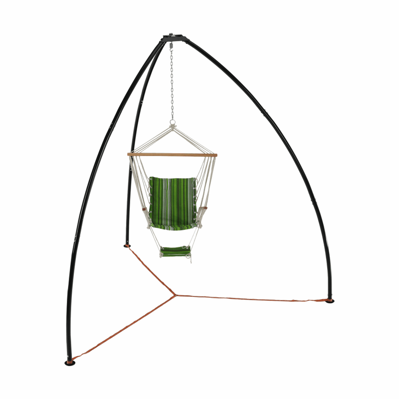 Casa si Gradina - Gradina si terasa - Balansoare si hamace - Balansoare - Suport pentru scaun suspendat, negru, HAKI - Infinity.ro