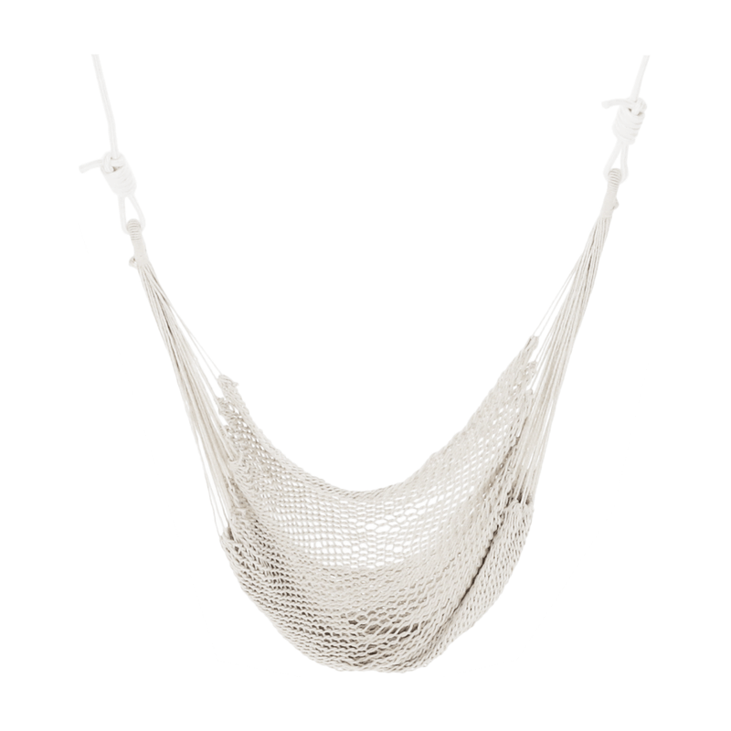 Casa si Gradina - Gradina si terasa - Balansoare si hamace - Balansoare - Scaun suspendabil balansoar, alb, KAZAN - Infinity.ro