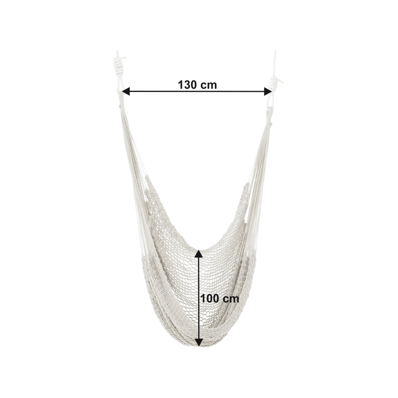 Casa si Gradina - Gradina si terasa - Balansoare si hamace - Balansoare - Scaun suspendabil balansoar, alb, KAZAN - Infinity.ro