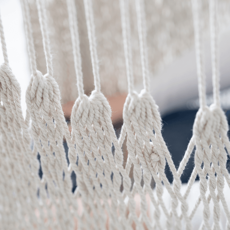 Casa si Gradina - Gradina si terasa - Balansoare si hamace - Balansoare - Scaun suspendabil balansoar, alb, KAZAN - Infinity.ro