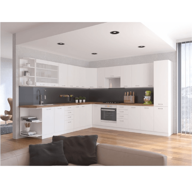 Casa si Gradina - Mobilier - Dulapuri si sifoniere - Dulapuri - Dulap inferior de colt, alb, SPLIT 89x89 DN 1F BB - Infinity.ro