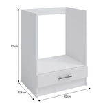 Casa si Gradina - Mobilier - Dulapuri si sifoniere - Dulapuri - Dulap inferior, alb, FABIANA S - 60KU - Infinity.ro