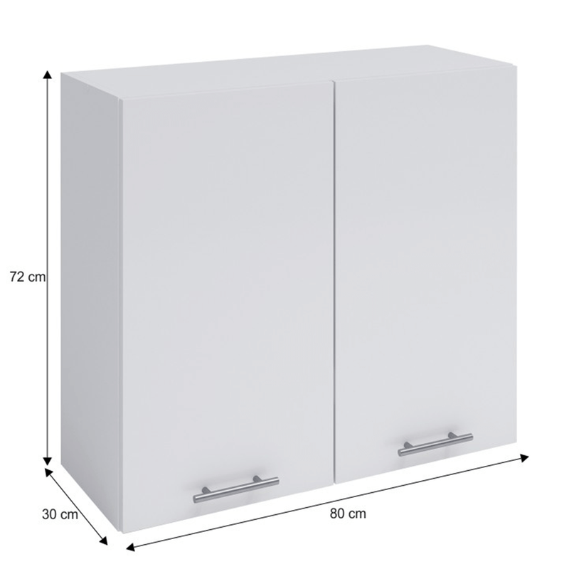 Casa si Gradina - Mobilier - Dulapuri si sifoniere - Dulapuri - Dulap superior, alb, FABIANA W - 80 - Infinity.ro