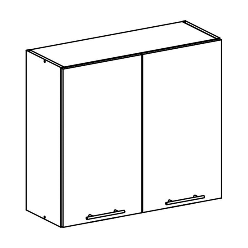 Casa si Gradina - Mobilier - Dulapuri si sifoniere - Dulapuri - Dulap superior, alb, FABIANA W - 80 - Infinity.ro