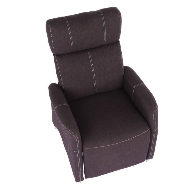 Casa si Gradina - Mobilier - Scaune si fotolii - Fotolii - Fotoliu reglabil, material textil ciocolatiu, FOREST - Infinity.ro