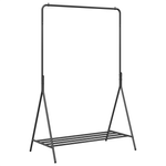Casa si Gradina - Mobilier - Organizare si depozitare - Umerase si valeti - Valet haine Negru Metal Mediu Depozitare Cerc haine - Infinity.ro