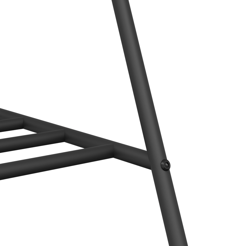 Casa si Gradina - Mobilier - Organizare si depozitare - Umerase si valeti - Valet haine Negru Metal Mediu Depozitare Cerc haine - Infinity.ro