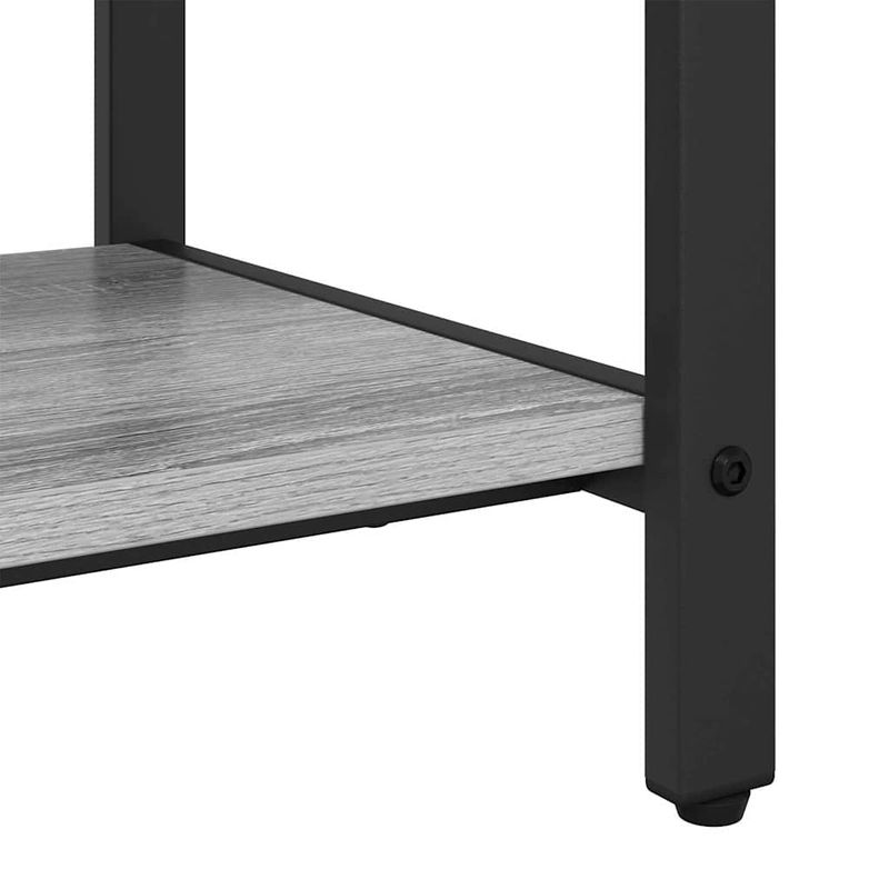 Casa si Gradina - Mobilier - Organizare si depozitare - Cuiere - Cuier de paltoane sonoma gri 95 x 34 x 184 cm Lemn compozit - Infinity.ro