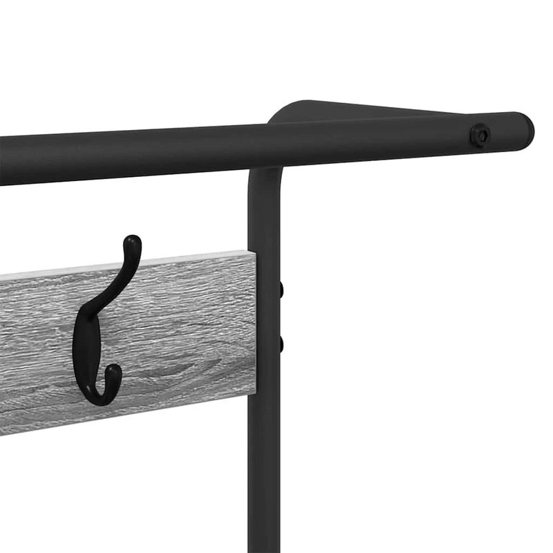 Casa si Gradina - Mobilier - Organizare si depozitare - Cuiere - Cuier de paltoane sonoma gri 95 x 34 x 184 cm Lemn compozit - Infinity.ro