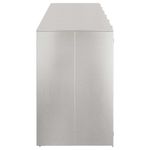 Casa si Gradina - Gradina si terasa - Mobilier exterior - Dulapuri si lazi depozitare exterior - Depozitare pentru 3 pubele Wheelie Argintiu - Infinity.ro