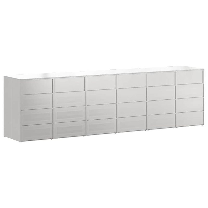 Casa si Gradina - Gradina si terasa - Mobilier exterior - Dulapuri si lazi depozitare exterior - Depozitare pentru 3 pubele Wheelie Argintiu - Infinity.ro