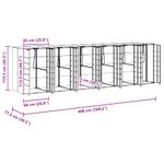 Casa si Gradina - Gradina si terasa - Mobilier exterior - Dulapuri si lazi depozitare exterior - Depozitare pentru 3 pubele Wheelie Argintiu - Infinity.ro