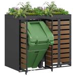 Casa si Gradina - Gradina si terasa - Mobilier exterior - Dulapuri si lazi depozitare exterior - Depozitare pentru 3 pubele Wheelie Antracit - Infinity.ro