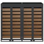 Casa si Gradina - Gradina si terasa - Mobilier exterior - Dulapuri si lazi depozitare exterior - Depozitare pentru 3 pubele Wheelie Antracit - Infinity.ro