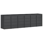 Casa si Gradina - Gradina si terasa - Mobilier exterior - Dulapuri si lazi depozitare exterior - Depozitare pentru 3 pubele Wheelie Antracit - Infinity.ro