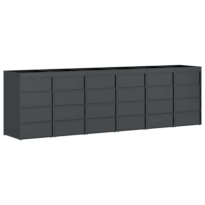 Casa si Gradina - Gradina si terasa - Mobilier exterior - Dulapuri si lazi depozitare exterior - Depozitare pentru 3 pubele Wheelie Antracit - Infinity.ro