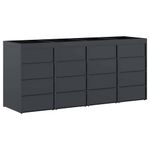 Casa si Gradina - Gradina si terasa - Mobilier exterior - Dulapuri si lazi depozitare exterior - Depozitare pentru 4 pubele Wheelie Antracit - Infinity.ro