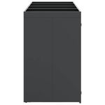 Casa si Gradina - Gradina si terasa - Mobilier exterior - Dulapuri si lazi depozitare exterior - Depozitare pentru 3 pubele Wheelie Antracit - Infinity.ro