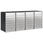 Casa si Gradina - Gradina si terasa - Mobilier exterior - Dulapuri si lazi depozitare exterior - Depozitare pentru 3 pubele Wheelie Antracit - Infinity.ro