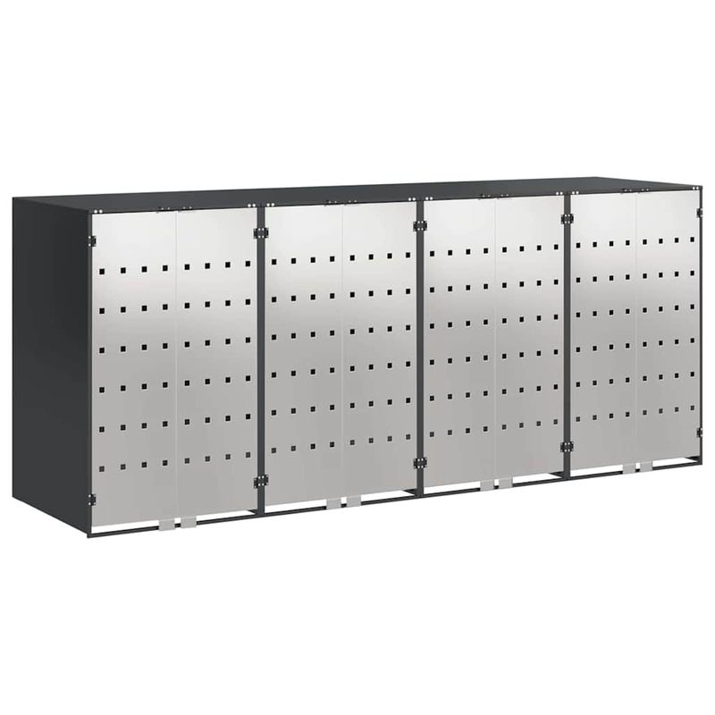 Casa si Gradina - Gradina si terasa - Mobilier exterior - Dulapuri si lazi depozitare exterior - Depozitare pentru 3 pubele Wheelie Antracit - Infinity.ro