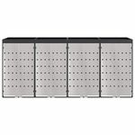 Casa si Gradina - Gradina si terasa - Mobilier exterior - Dulapuri si lazi depozitare exterior - Depozitare pentru 3 pubele Wheelie Antracit - Infinity.ro