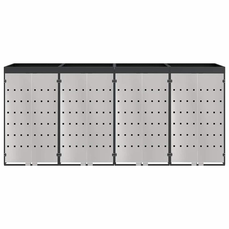 Casa si Gradina - Gradina si terasa - Mobilier exterior - Dulapuri si lazi depozitare exterior - Depozitare pentru 3 pubele Wheelie Antracit - Infinity.ro