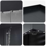 Casa si Gradina - Gradina si terasa - Mobilier exterior - Dulapuri si lazi depozitare exterior - Depozitare pentru 3 pubele Wheelie Antracit - Infinity.ro