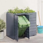 Casa si Gradina - Gradina si terasa - Mobilier exterior - Dulapuri si lazi depozitare exterior - Depozitare pentru 2 pubele Wheelie Gri deschis - Infinity.ro
