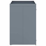 Casa si Gradina - Gradina si terasa - Mobilier exterior - Dulapuri si lazi depozitare exterior - Depozitare pentru 2 pubele Wheelie Gri deschis - Infinity.ro