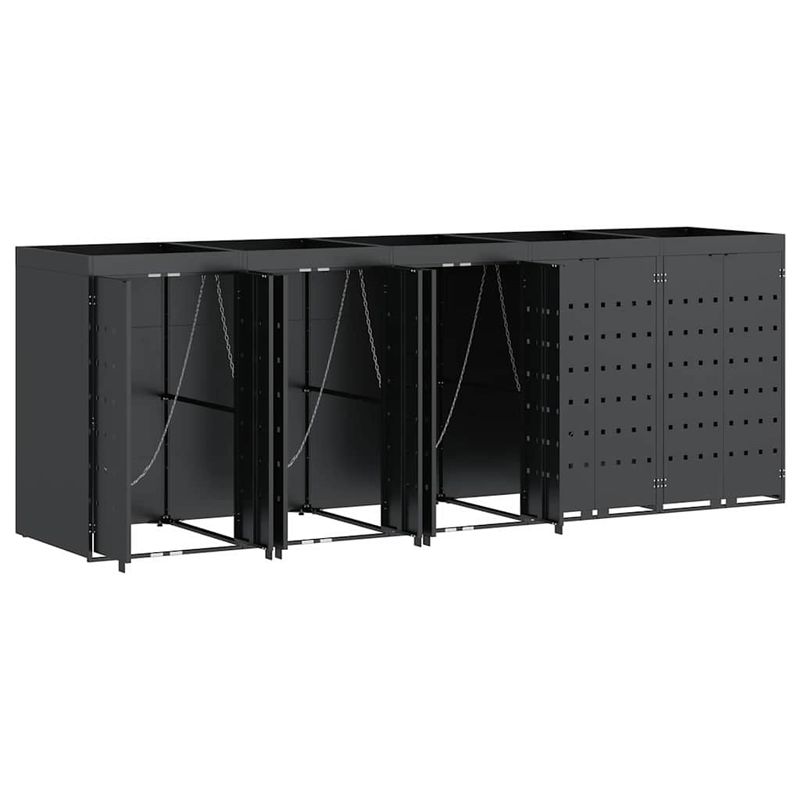 Casa si Gradina - Gradina si terasa - Mobilier exterior - Dulapuri si lazi depozitare exterior - Depozitare pentru 5 pubele Wheelie Antracit - Infinity.ro