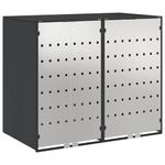 Casa si Gradina - Gradina si terasa - Mobilier exterior - Dulapuri si lazi depozitare exterior - Depozitare pentru 3 pubele Wheelie Antracit - Infinity.ro