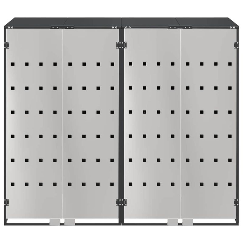 Casa si Gradina - Gradina si terasa - Mobilier exterior - Dulapuri si lazi depozitare exterior - Depozitare pentru 3 pubele Wheelie Antracit - Infinity.ro
