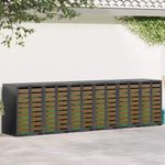 Casa si Gradina - Gradina si terasa - Mobilier exterior - Dulapuri si lazi depozitare exterior - Depozitare pentru 3 pubele Wheelie Antracit - Infinity.ro
