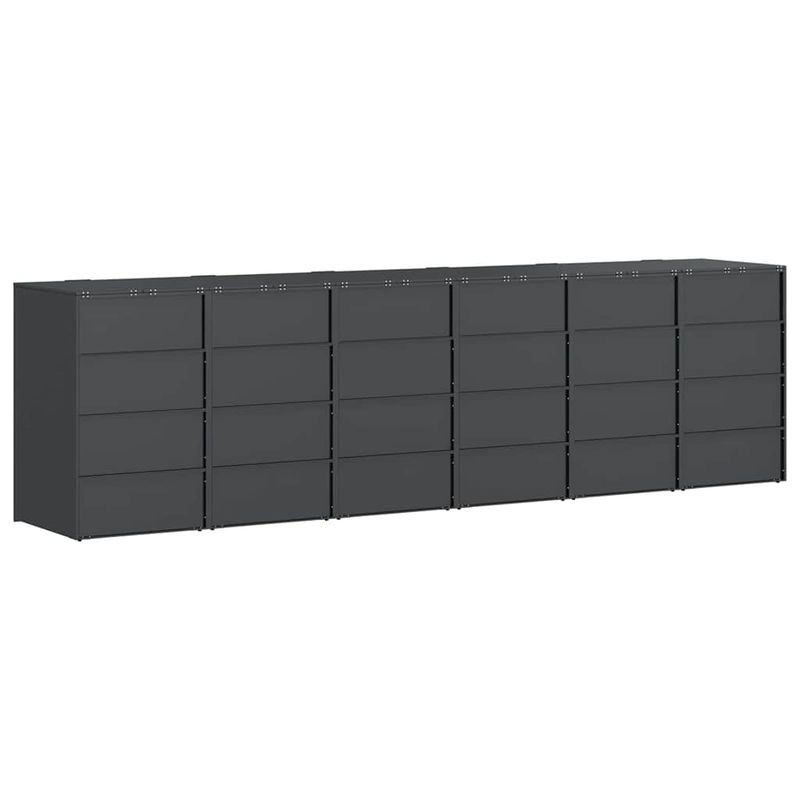 Casa si Gradina - Gradina si terasa - Mobilier exterior - Dulapuri si lazi depozitare exterior - Depozitare pentru 3 pubele Wheelie Antracit - Infinity.ro