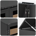 Casa si Gradina - Gradina si terasa - Mobilier exterior - Dulapuri si lazi depozitare exterior - Depozitare pentru 3 pubele Wheelie Antracit - Infinity.ro