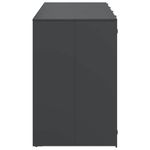 Casa si Gradina - Gradina si terasa - Mobilier exterior - Dulapuri si lazi depozitare exterior - Depozitare pentru 3 pubele Wheelie Antracit - Infinity.ro
