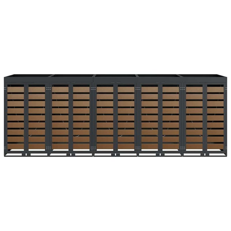 Casa si Gradina - Gradina si terasa - Mobilier exterior - Dulapuri si lazi depozitare exterior - Depozitare pentru 3 pubele Wheelie Antracit - Infinity.ro