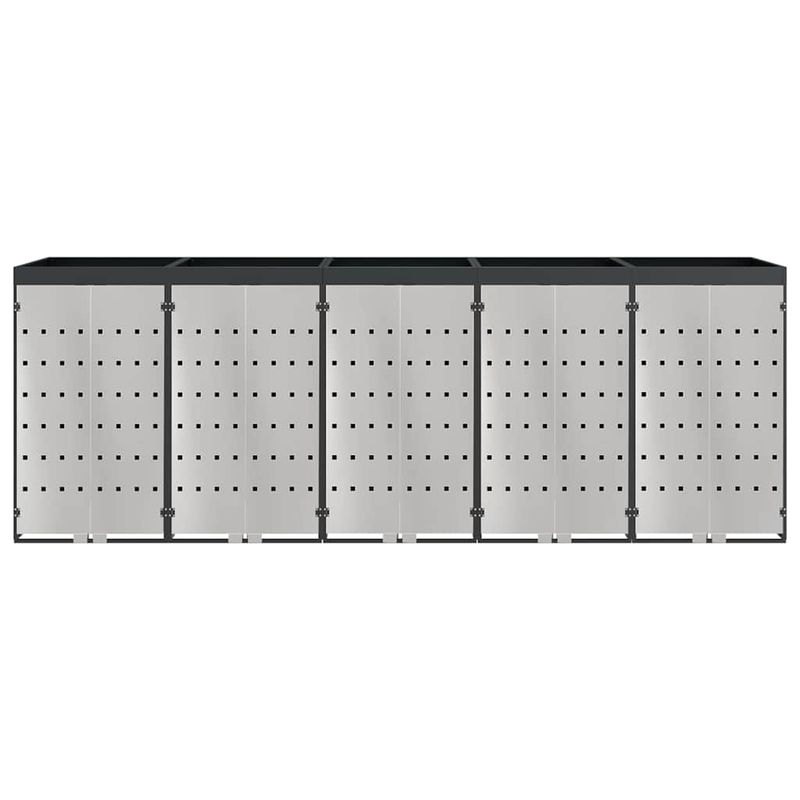 Casa si Gradina - Gradina si terasa - Mobilier exterior - Dulapuri si lazi depozitare exterior - Depozitare pentru 3 pubele Wheelie Antracit - Infinity.ro