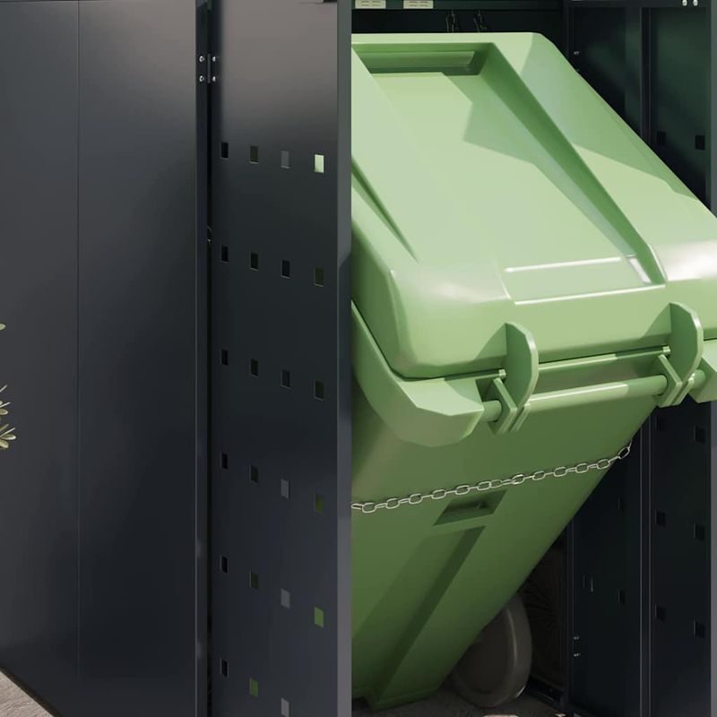 Casa si Gradina - Gradina si terasa - Mobilier exterior - Dulapuri si lazi depozitare exterior - Depozitare pentru 6 pubele Wheelie Antracit - Infinity.ro