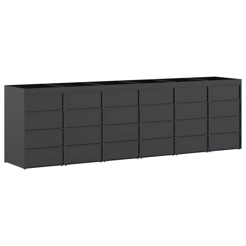 Casa si Gradina - Gradina si terasa - Mobilier exterior - Dulapuri si lazi depozitare exterior - Depozitare pentru 6 pubele Wheelie Antracit - Infinity.ro