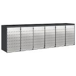 Casa si Gradina - Gradina si terasa - Mobilier exterior - Dulapuri si lazi depozitare exterior - Depozitare pentru 3 pubele Wheelie Antracit - Infinity.ro